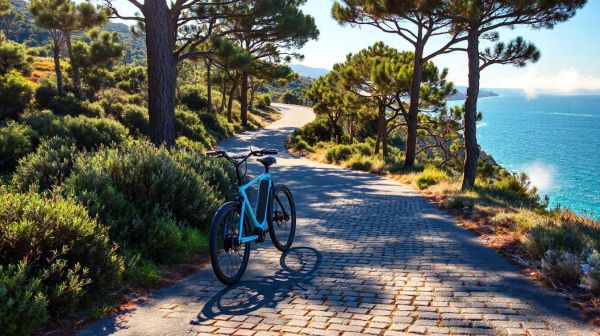 Découvrez l'île de Porquerolles à vélo électrique