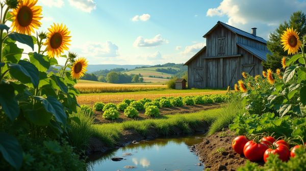 La diversité des fermes à Attichy : entre culture et durabilité